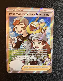 Pokemon TCG Pokemon Breeder's Nurturing Full Art Darkness Ablaze 188/189 - Image 1