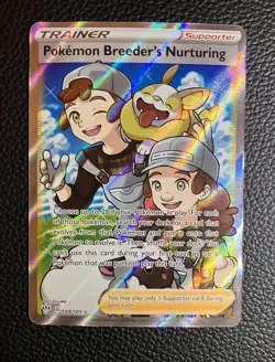 Pokemon TCG Pokemon Breeder's Nurturing Full Art Darkness Ablaze 188/189 - Image 3