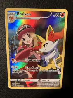 Pokemon TCG Braixen TG01/TG30 Silver Tempest - Image 1