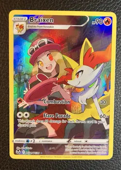 Pokemon TCG Braixen TG01/TG30 Silver Tempest - Image 3