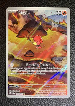 Pokemon TCG Magby 186/182 Paradox Rift - Image 1