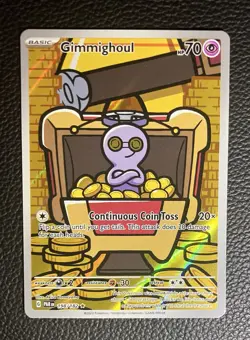 Pokemon TCG Gimmighoul 198/182 Paradox Rift - Image 1
