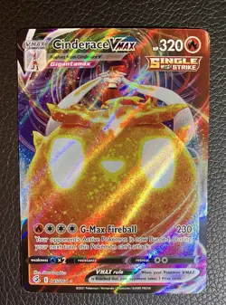 Pokemon TCG Cinderace VMAX 045/264 Fusion Strike - Image 1
