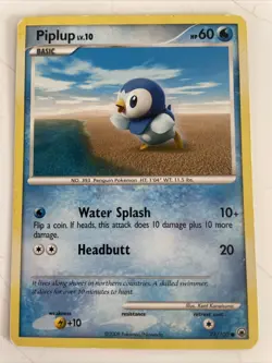Piplup 71/100 Majestic Dawn Pokemon Card - Image 1
