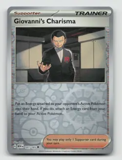 GIOVANNI'S CHARISMA 161/165 Reverse Holo 151 - Image 1