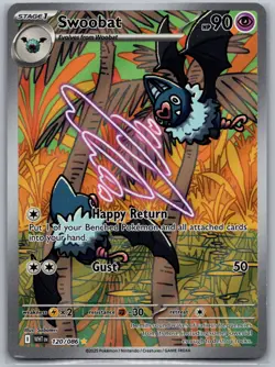 Swoobat 120/086 - IR - NM - White Flare - Pokemon TCG - Image 1