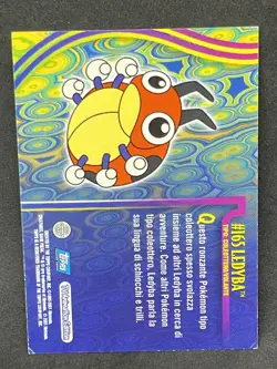 POKEMON TOPPS JOHTO SERIES LADYBA #165 NONHOLO LP ITA - Image 2