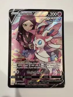 Sylveon V TG14 Brilliant Stars Trainer Gallery Pokemon TCG - NM - Image 1