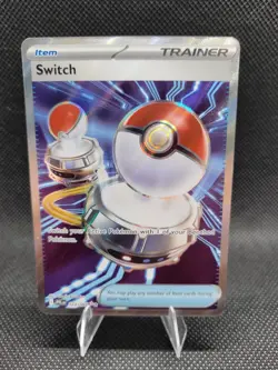 2025 Pokemon TCG Switch 123/94 PFL Full Art Ultra Rare NM - Image 1
