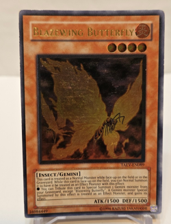 ULTIMATE Rare Blazewing Butterfly TAEV-EN089 Unlimited Yugioh 863 - Image 1