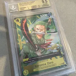 BGS 9.5 One Piece P-042 P Roronoa Zoro - English - Championship 2024 - Graded - Image 1