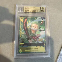 BGS 9.5 One Piece P-042 P Roronoa Zoro - English - Championship 2024 - Graded - Image 2