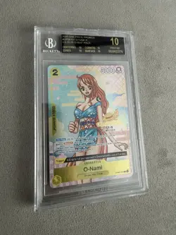 One Piece O-Nami Championship 25-26 Event Pack OP06-101 BGS10 black label psa - Image 3