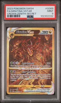 2023 Pokemon Sword And Shield Crown Zenith GG69/GG70 Giratina Vstar Crown Zenith - Image 1
