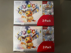 2x - Pokemon Prismatic Evolutions ETB + Booster Bundle Costco 2 Pack - SEALED - Image 1