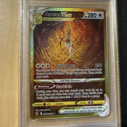 PSA 9 Arceus VStar GG70 Crown Zenith Secret 2023 Pokemon SWSH Full Art V Star - Image 3