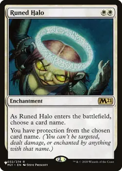 Runed Halo [The List] Magic MTG - Image 1