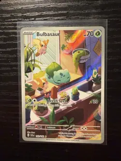 Pokemon Bulbasaur SV07 Stellar Crown 143/142 Illustration Rare Holo English - Image 1