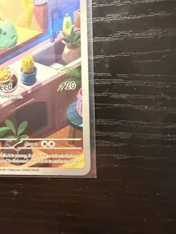 Pokemon Bulbasaur SV07 Stellar Crown 143/142 Illustration Rare Holo English - Image 4