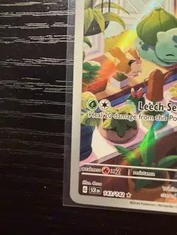 Pokemon Bulbasaur SV07 Stellar Crown 143/142 Illustration Rare Holo English - Image 5