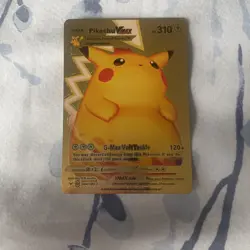 Pikachu VMAX 044/185 Gold Foil Pokemon Card - Image 1