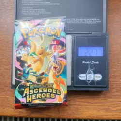 Pokemon Tcg Mega Evolution ascended heroes Heavy 22.77g Booster Pack New Sealed - Image 1