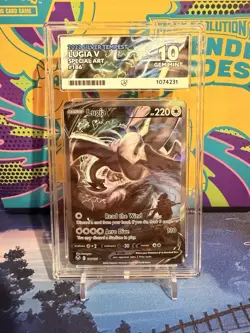 Ace 10 Lugia V 186/195 Silver Tempest - Pokemon TCG - Gem Mint - Image 1