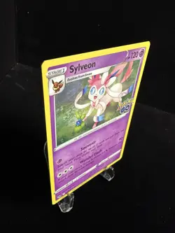 Sylveon Pokemon TCG Holo Rare 035/078 Pokemon GO Stage 1 120HP English - Image 2