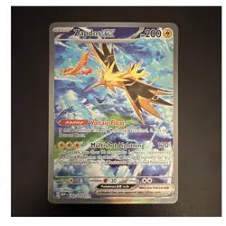 Zapdos ex 202/165 SIR Holo SV Scarlet & Violet 151 English 2023 TCG - Image 1