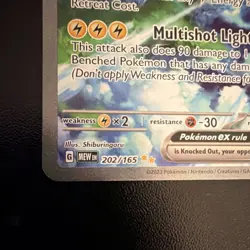 Zapdos ex 202/165 SIR Holo SV Scarlet & Violet 151 English 2023 TCG - Image 4