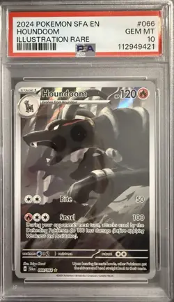 Houndoom #066/064 - 2024 Pokemon Sv: Shrouded Fable - GEM Mint PSA 10 - Image 1