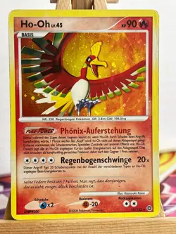 Ho-Oh 10/132 Holo Ratselhafte Wunder Deutsch Exc Pokemon - Image 1