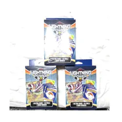 (3) Lightning Power Box Pokemon Lot of 3 (Lugia, Sprigatito) Sealed Packs - Image 1