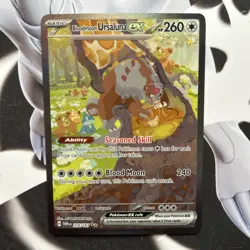 Pokemon Tcg Bloodmoon Ursaluna Ex Twilight Masquerade 216/167 SIR - Image 1