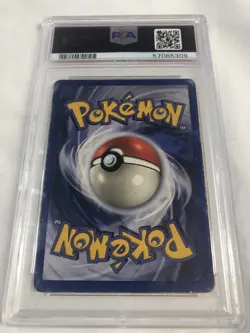 1999 POKEMON #7 HITMONCHAN HOLO BASE SET UNLIMITED VERY GOOD PSA 3 - Image 2