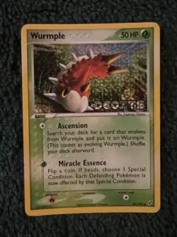 Wurmple 82/107 Reverse Holo Stamped Pokemon Ex Deoxys - Image 1