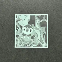 S2901 Pikachu Holo No.07 Japanese Pokemon Wafer Sticker O29 - Image 2