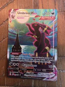 UMBREON VMAX 2021 POKEMON EVOLVING SKIES SECRET RARE #215/203 - Image 3