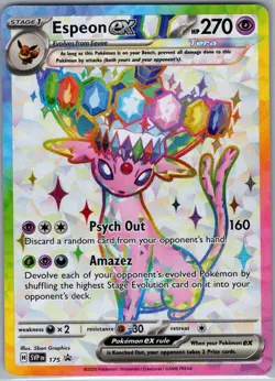 Espeon ex - 175 SVP 175 SV: Scarlet & Violet Promo Cards - Pokemon Card - NM - Image 1
