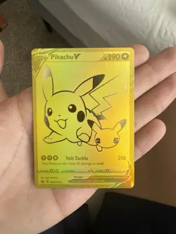 Pokemon Pikachu V SWSH145 Sword & Shield Promo Full Art Foil Card - Image 1