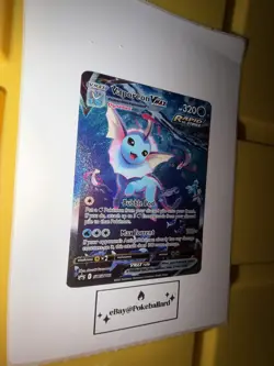 🔥 Vaporeon VMAX - Holo Rare Promo SWSH: Sword & Shield Promo Card SWSH182 NM - Image 4