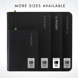 Vault X 12 Pocket Trading Card Zip Binder 480 cards Premium Exo-Tec Album Mate - Image 4