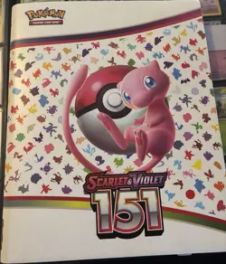 Pokemon TCG Scarlet & Violet 151 Binder & Mixed Card Lot - Image 1
