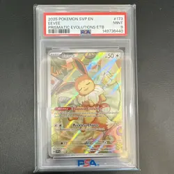 Eevee 173 Sv: Scarlet & Violet Promo Cards Holo Promo EN 2025 PSA 9 - Image 1