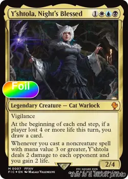 EN - Foil - Y'shtola, Night's Blessed - 7 - FIC - NM - Image 1