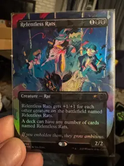Secret Lair FOIL Relentless Rats 756 - Magic the Gathering MTG - Image 1