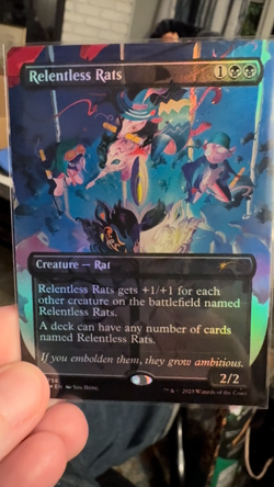 Secret Lair FOIL Relentless Rats 756 - Magic the Gathering MTG - Image 2