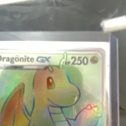 Pokemon Dragonite GX SM156 Full Art Holo Promo Card Stage 2 Black Star - Image 5