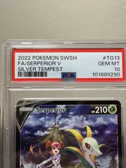 Serperior V TG13 Pokemon Silver Tempest 2022 Trainer Gallery PSA 10 GEM MINT - Image 5