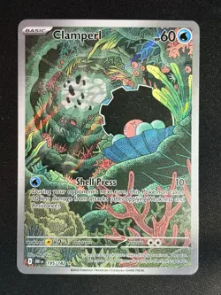 Clamperl 195/182 Illustration Rare Destined Rivals Pokemon Near Mint - Image 1